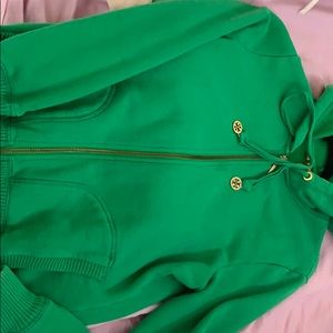 Tory Burch zip up hoodie